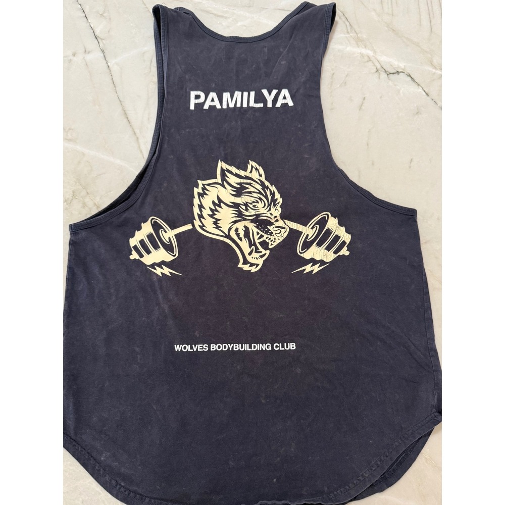 Darc Sport Wolves Bodybuilding Club Pamilya Tank Top Black Mens Medium 340/1000